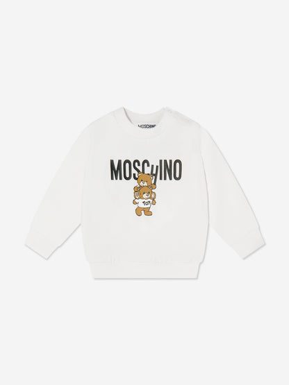 象牙色 Baby Bear 徽标运动服