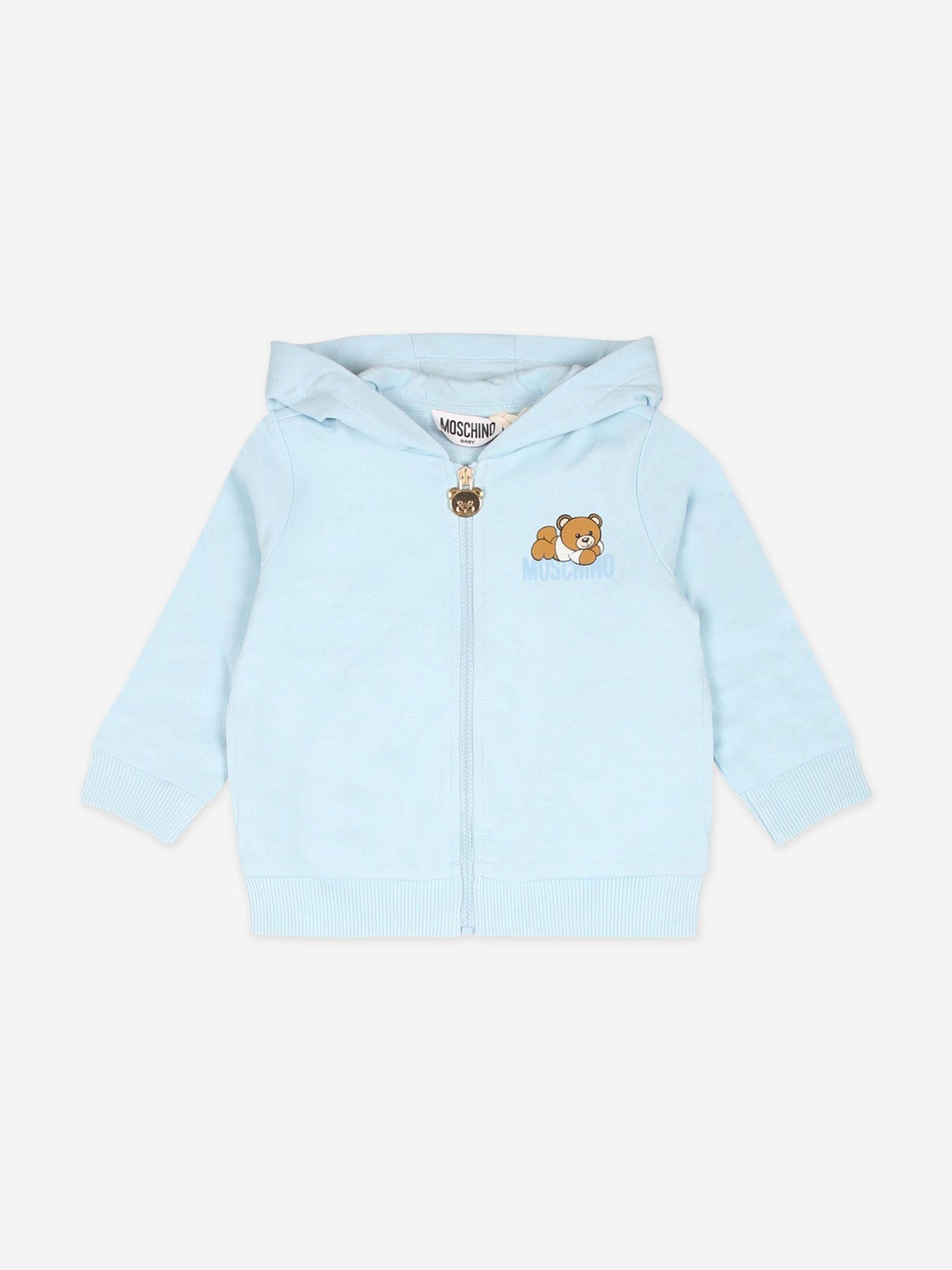 Moschino 男婴蓝色小熊运动服（配礼盒）