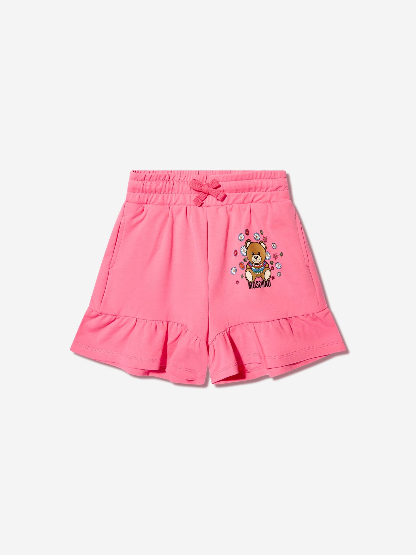 Moschino 女童泰迪花短裤（粉色）