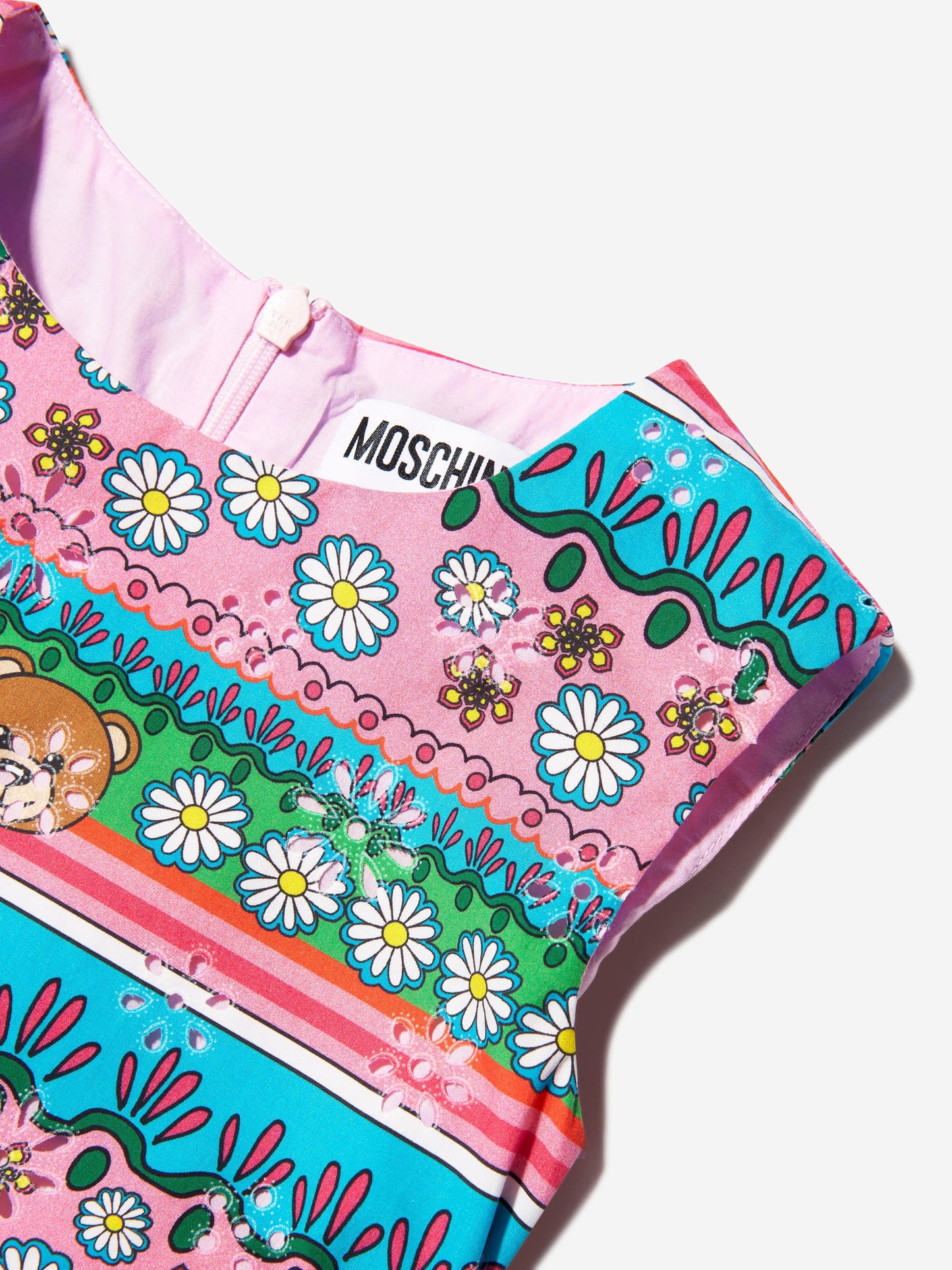 Moschino 女童无袖图案连衣裙（多色）