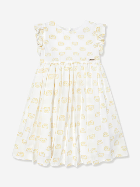 Moschino Girls 白色泰迪熊头饰