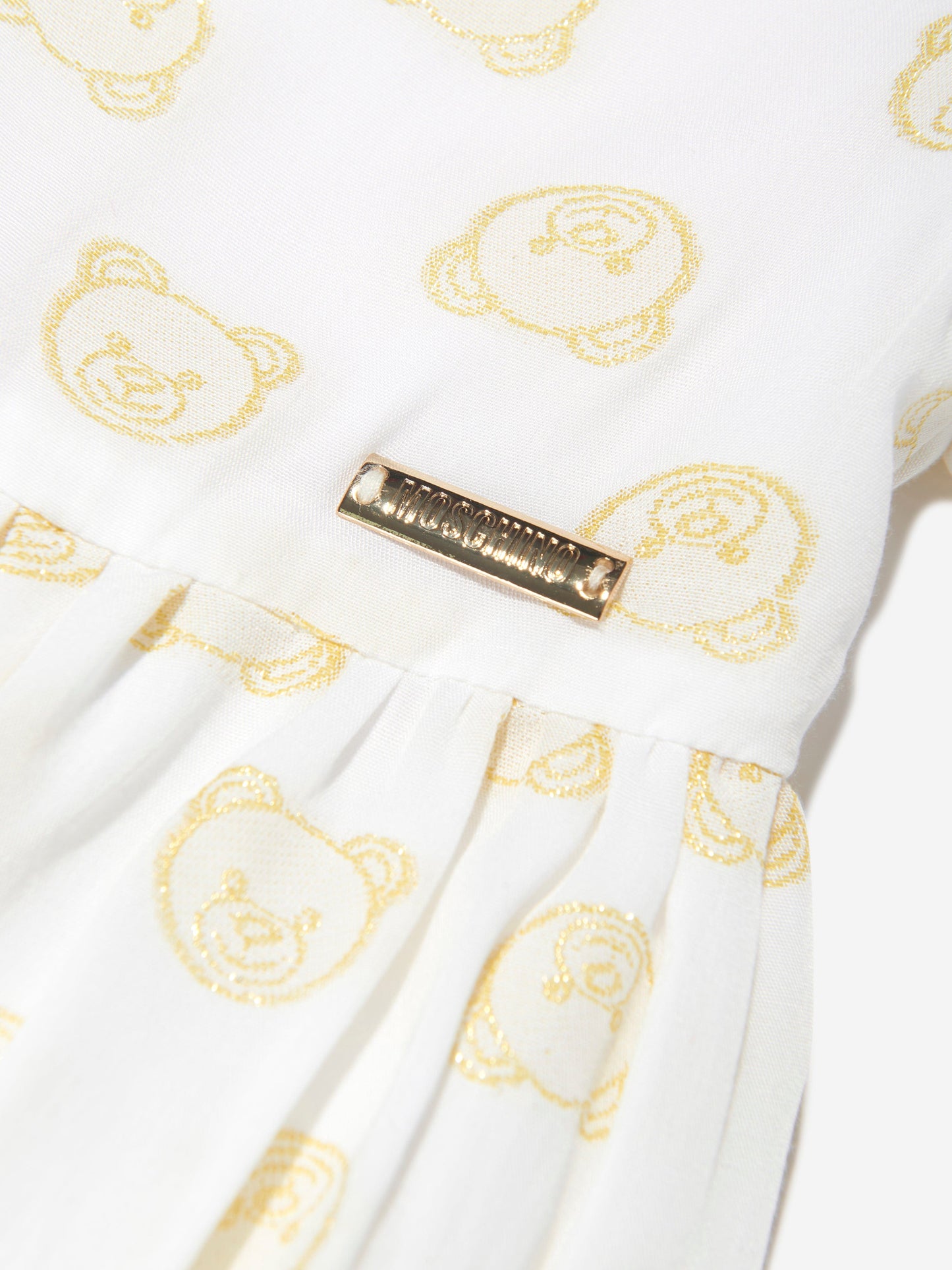 Moschino Girls 白色泰迪熊头饰