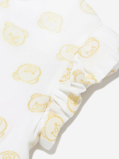 Moschino Girls 白色泰迪熊头饰