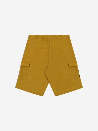 Moschino Boys 棕色泰迪工装短裤