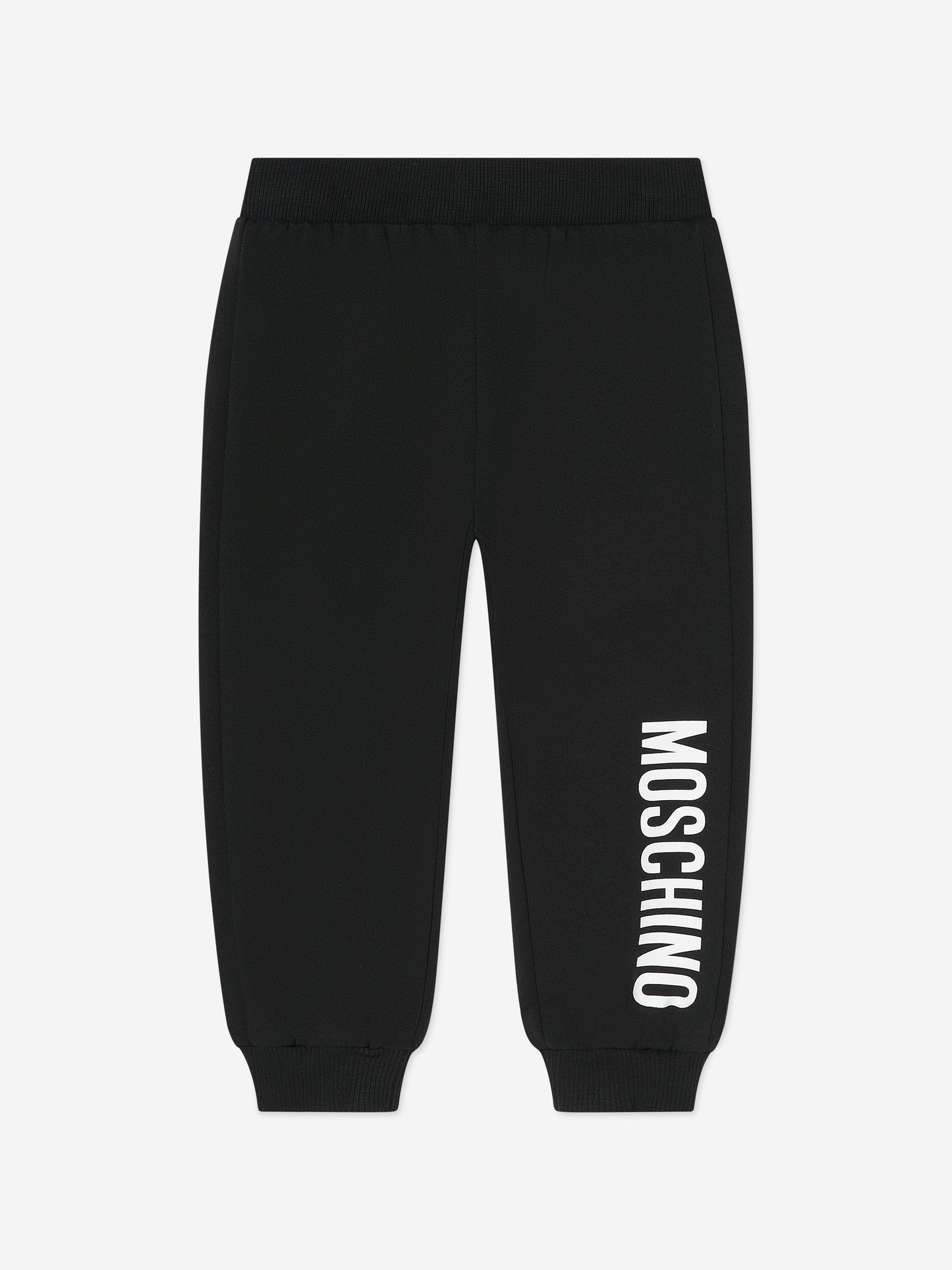 Baby Logo Print Joggers in Black