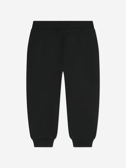 Baby Logo Print Joggers in Black