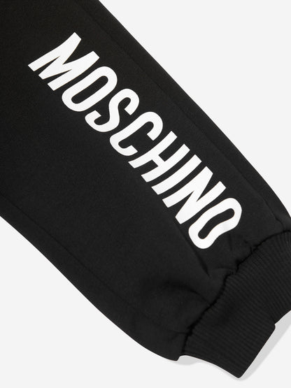 Baby Logo Print Joggers in Black