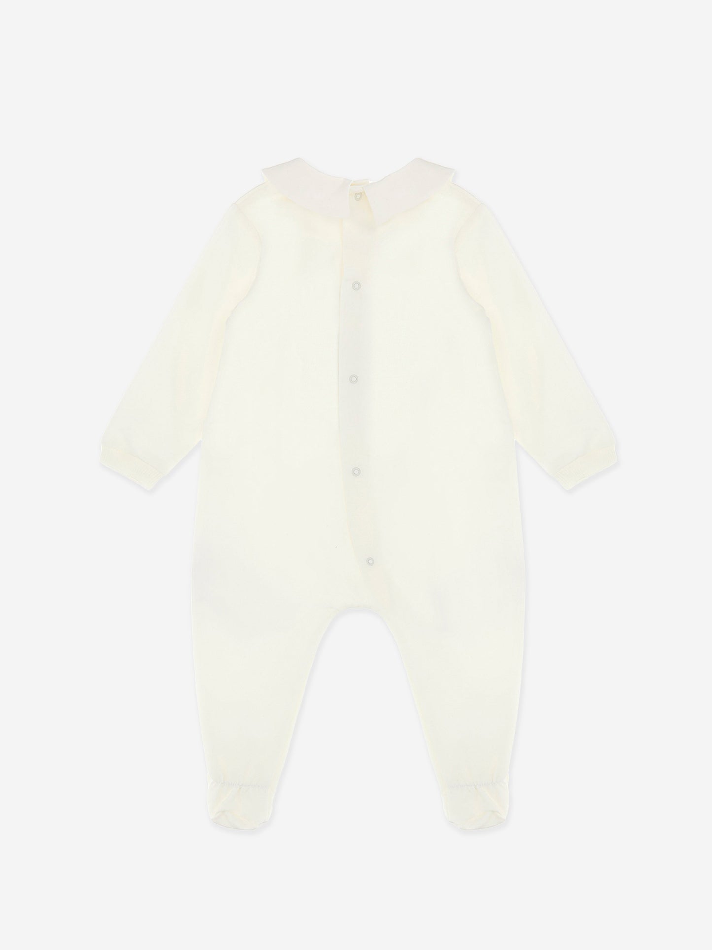 Baby Bear Logo Babygrow Set in Ivory