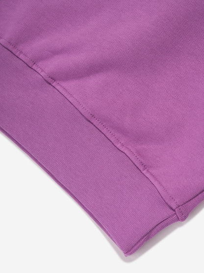 MSGM 女童紫色徽标毛衣裙
