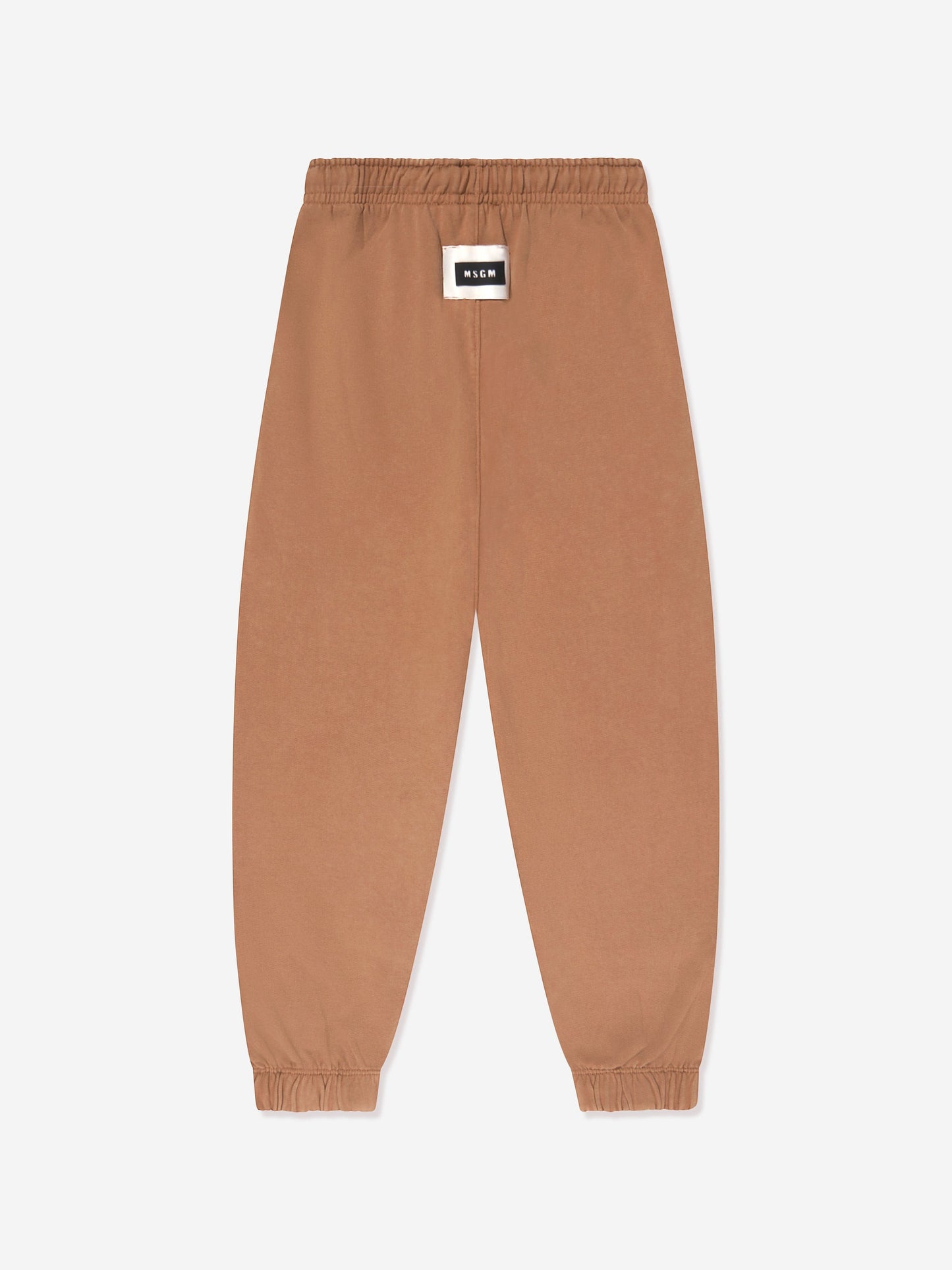 MSGM Kids 品牌慢跑裤（米色）