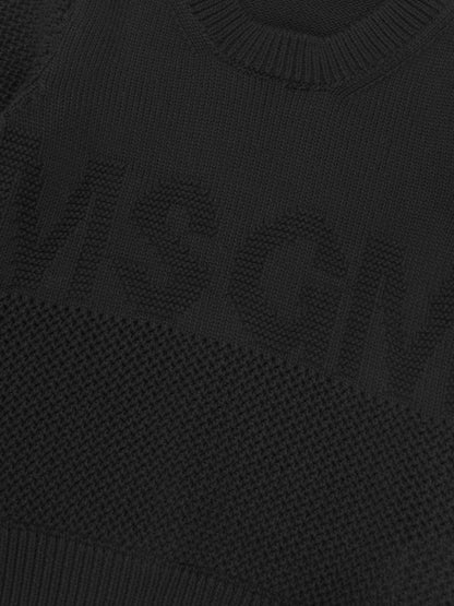 MSGM 女童短款徽标 T 恤（黑色）