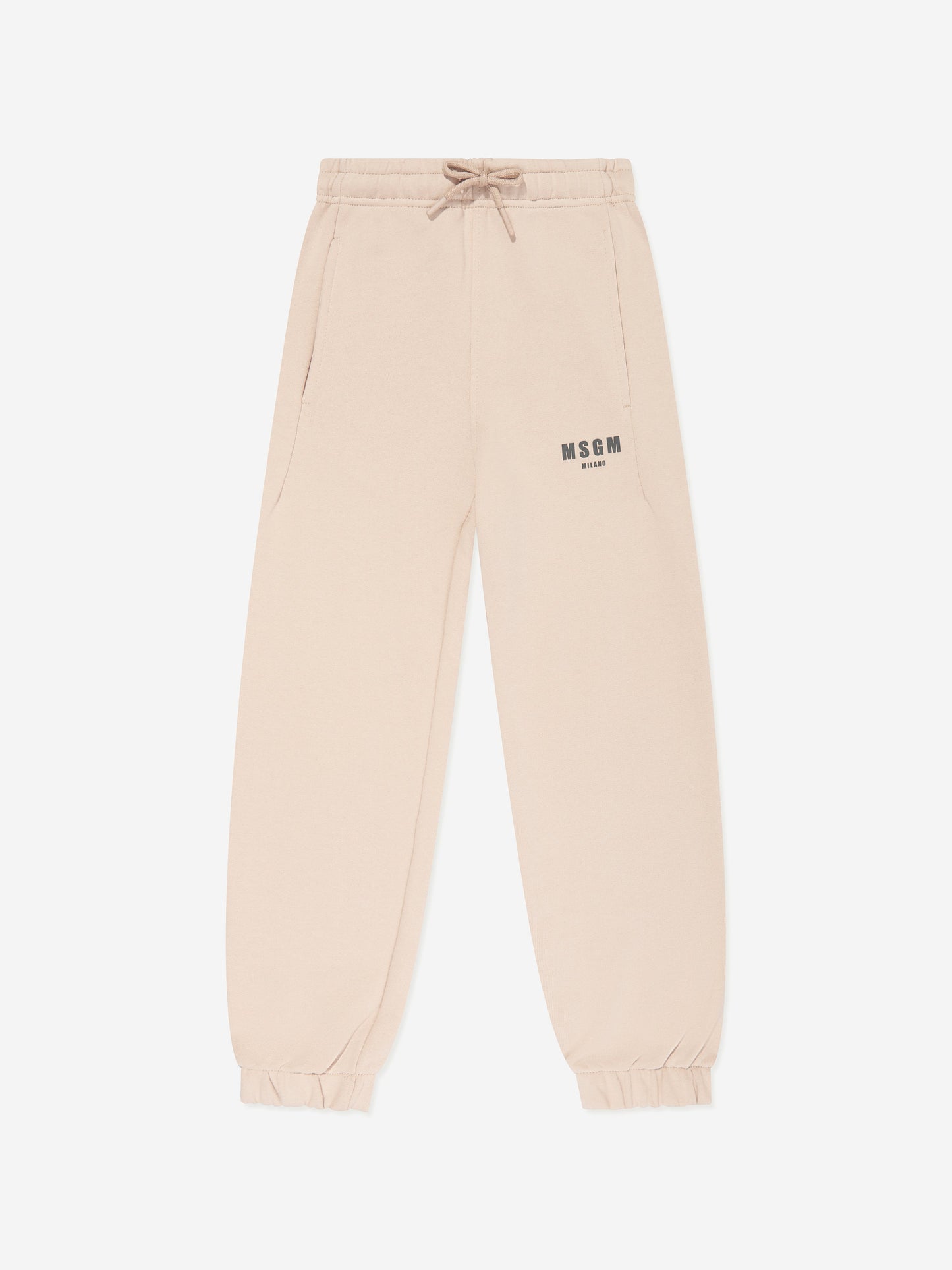 MSGM 男童羊毛慢跑裤（米色）