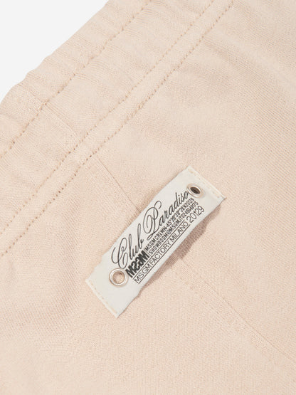 MSGM 男童羊毛慢跑裤（米色）