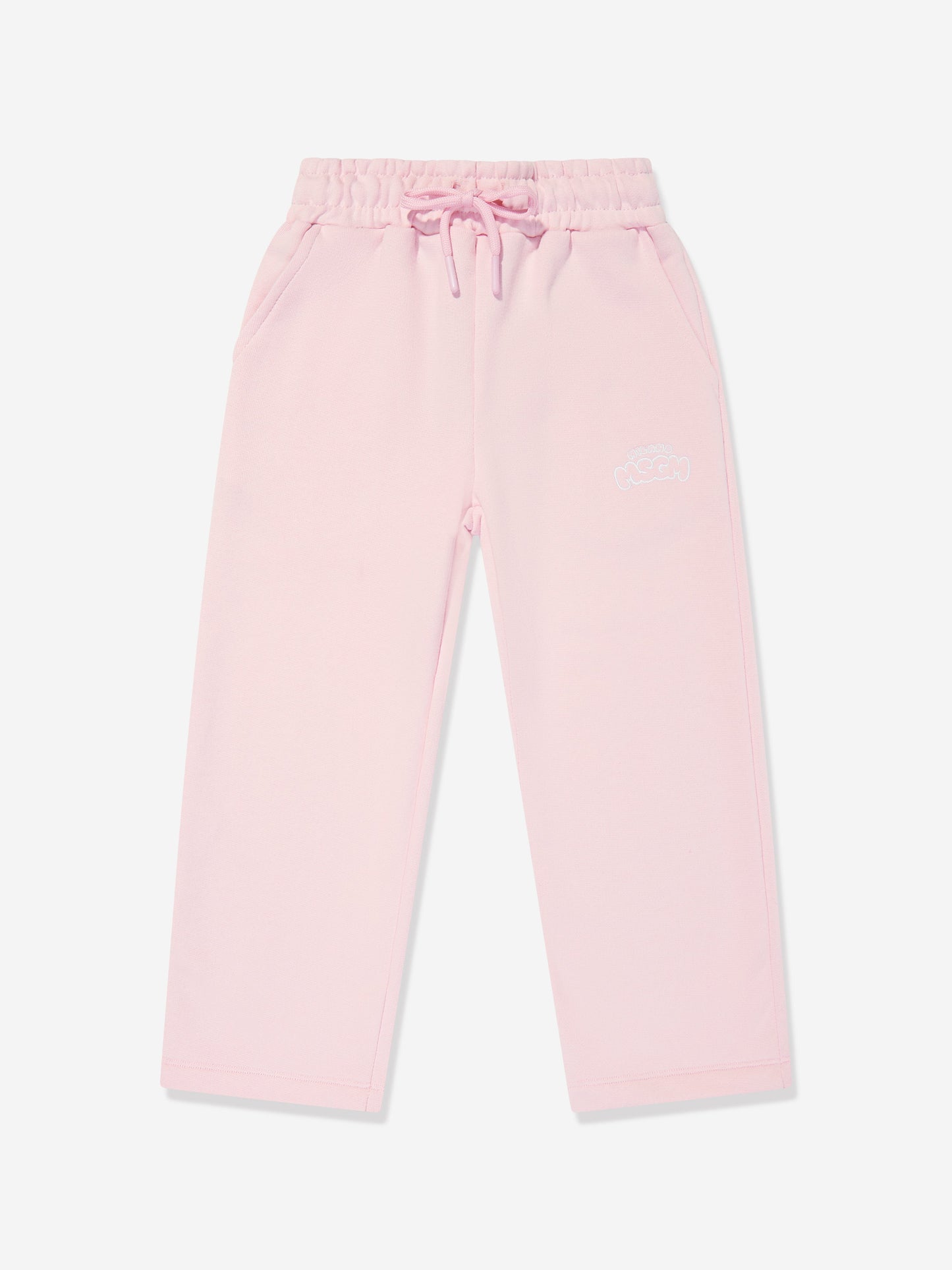 MSGM 女童羊毛慢跑裤（粉色）