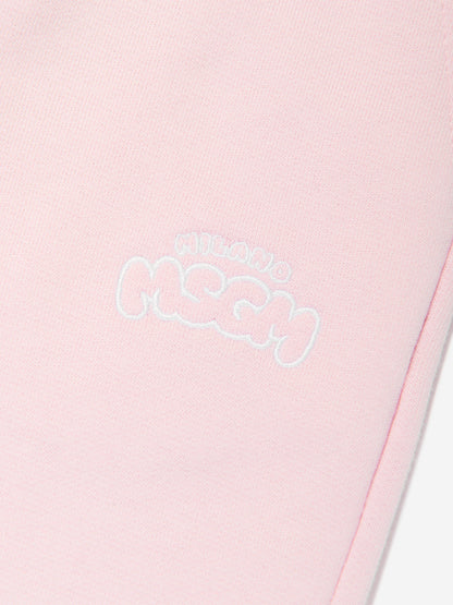 MSGM 女童羊毛慢跑裤（粉色）