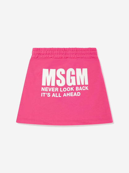 MSGM 女童羊毛裙（粉色）