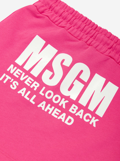 MSGM 女童羊毛裙（粉色）