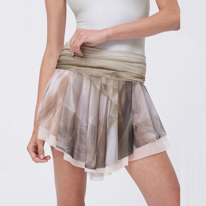 女士绿色芭蕾舞短裙(MSK1/Fosca)