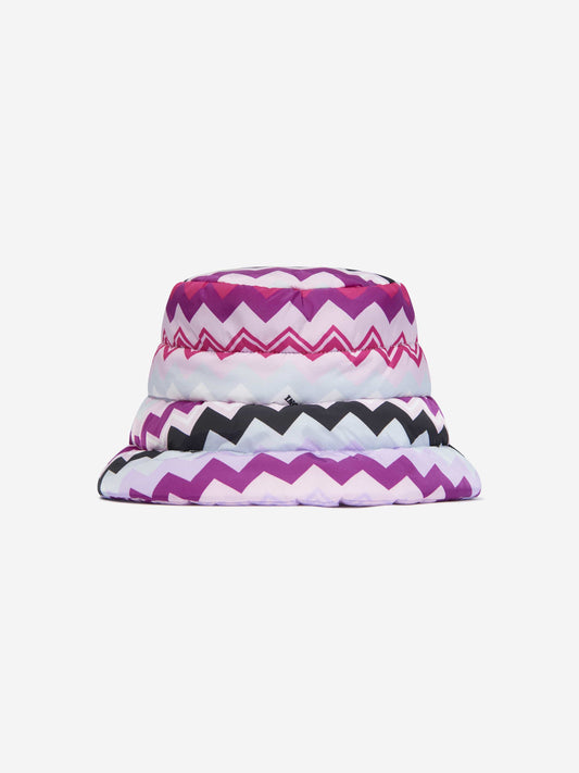 Missoni 女童锯齿形渔夫帽（粉色）