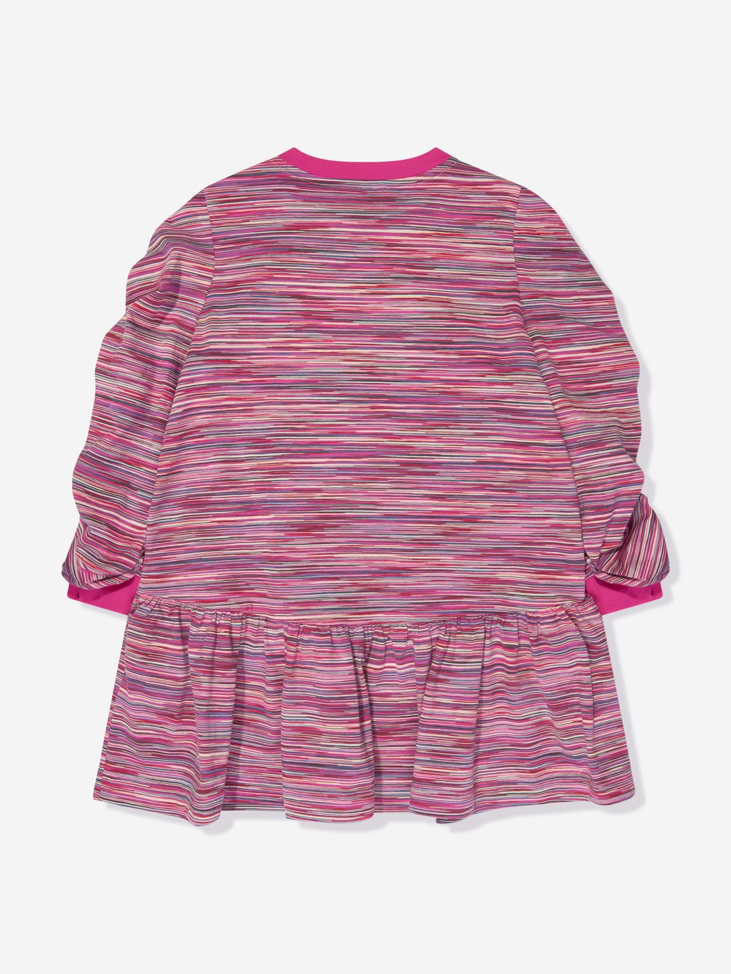 Missoni 女童粉色平纹针织连衣裙