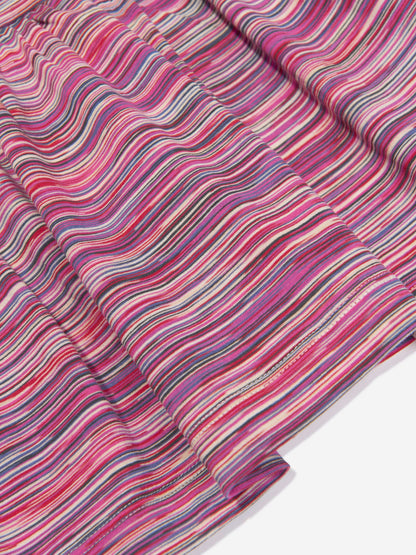 Missoni 女童粉色平纹针织连衣裙
