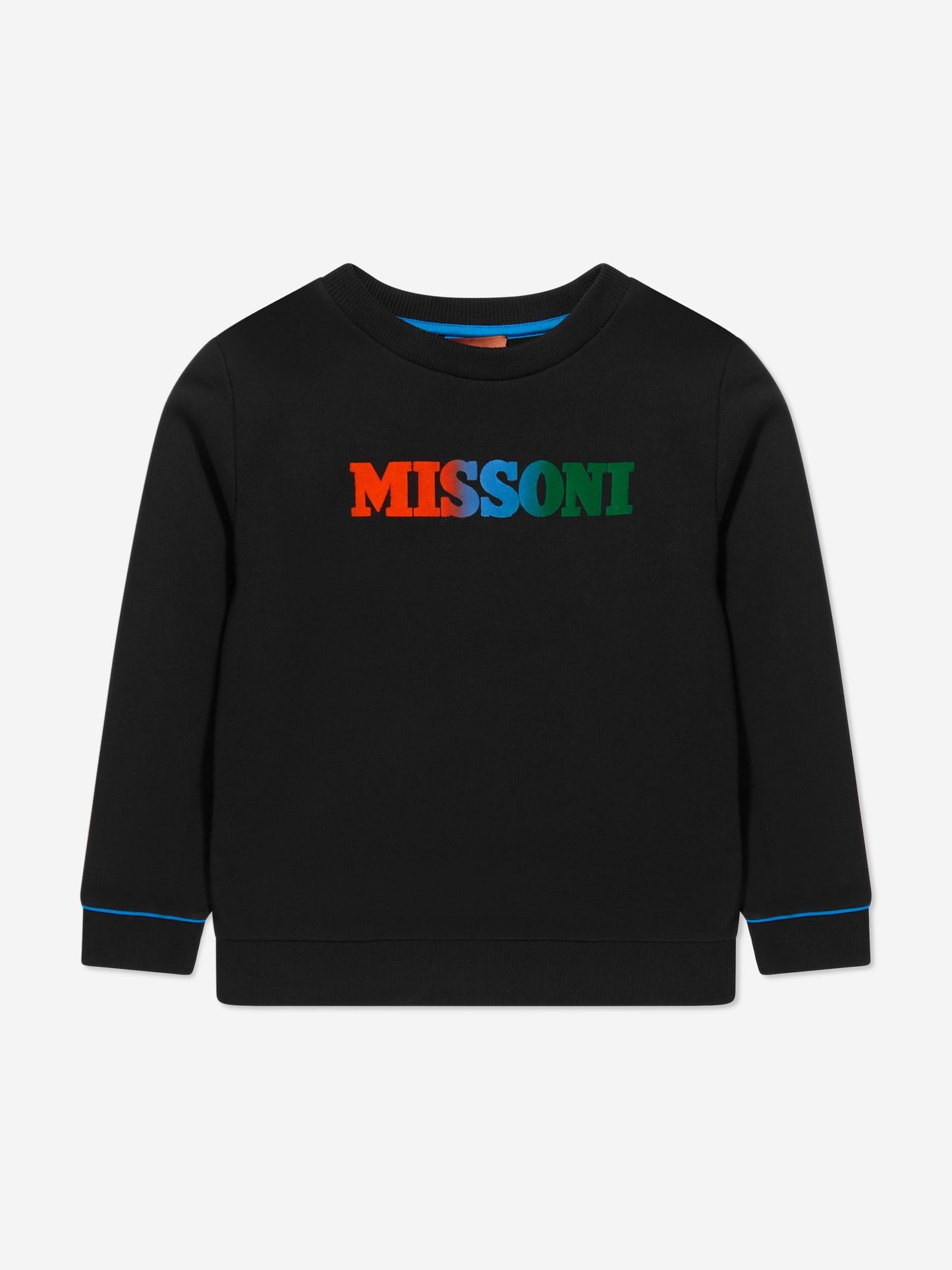 Missoni 男童黑色徽标运动衫