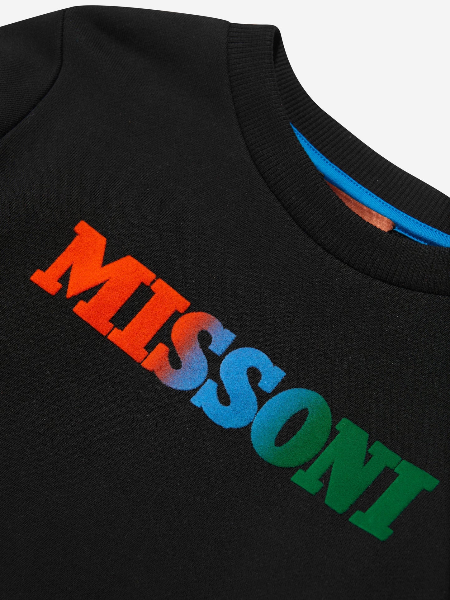 Missoni 男童黑色徽标运动衫