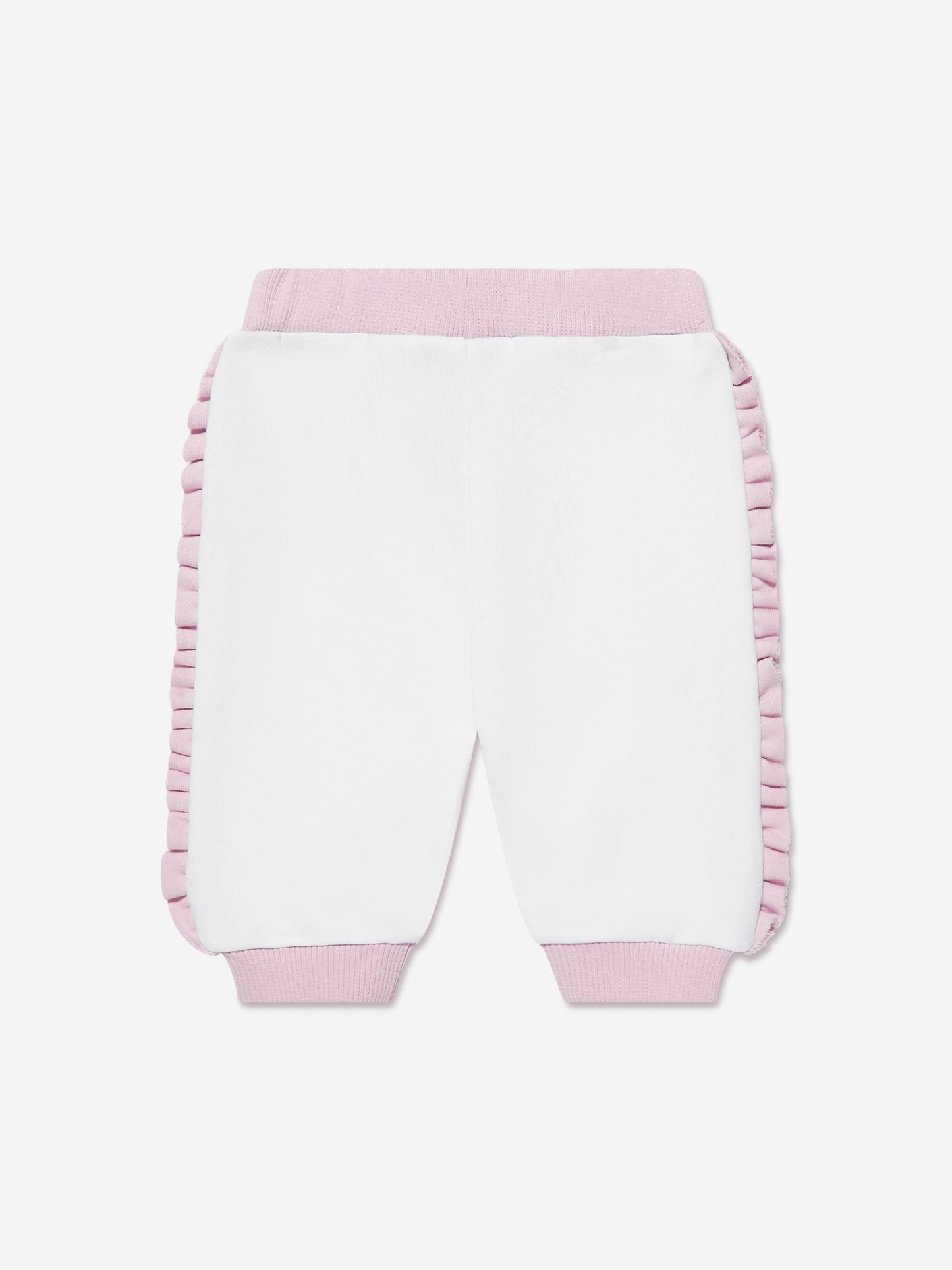 Missoni 女童白色徽标慢跑裤