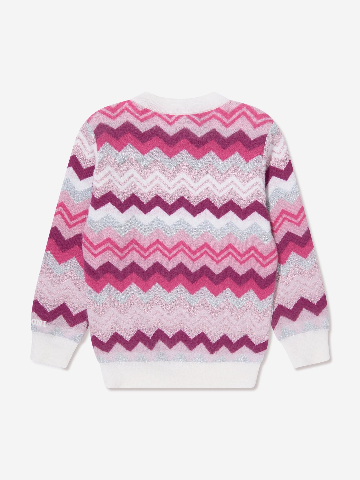 Missoni 女童锯齿形套衫（粉色）