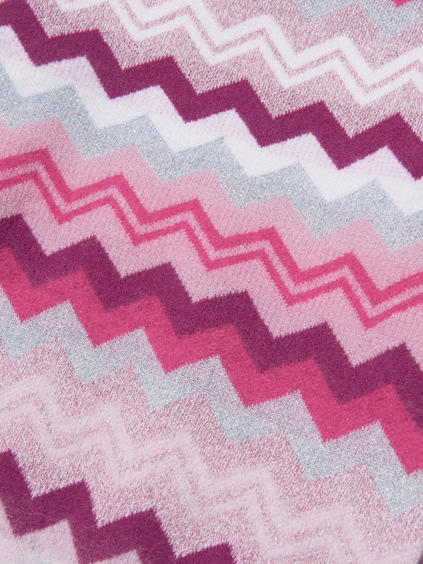 Missoni 女童锯齿形套衫（粉色）