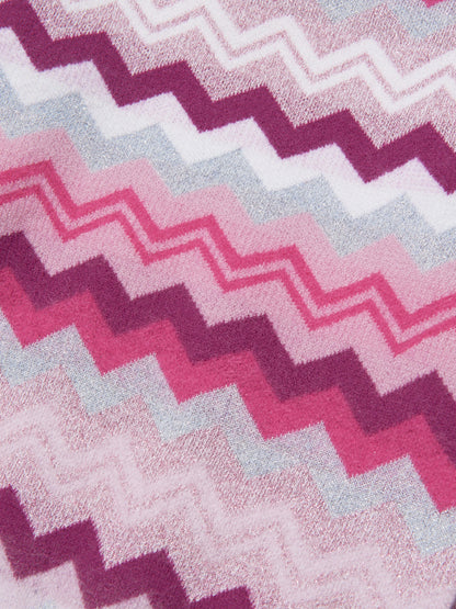 Missoni 女童锯齿形套衫（粉色）