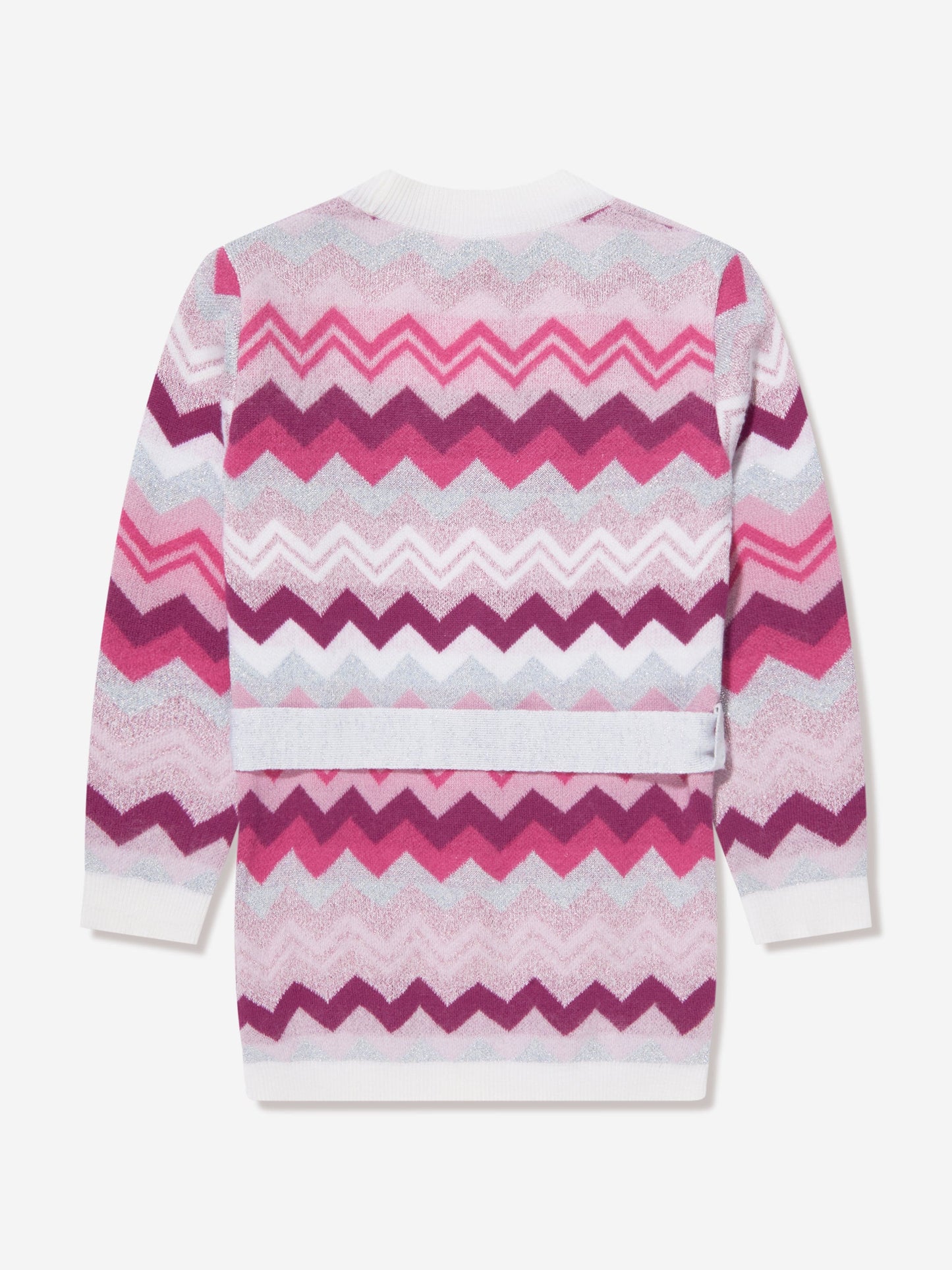 Missoni 女童锯齿形开衫（粉色）