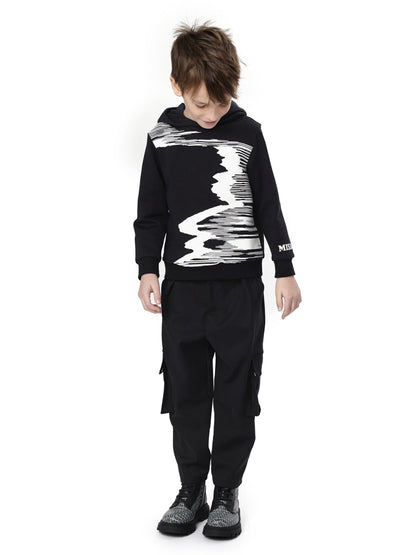 Missoni 男童黑色工装裤