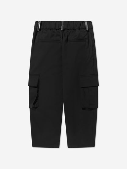 Missoni 男童黑色工装裤