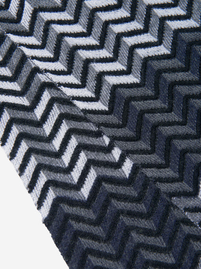 Missoni Boys 黑色锯齿形羊毛围巾