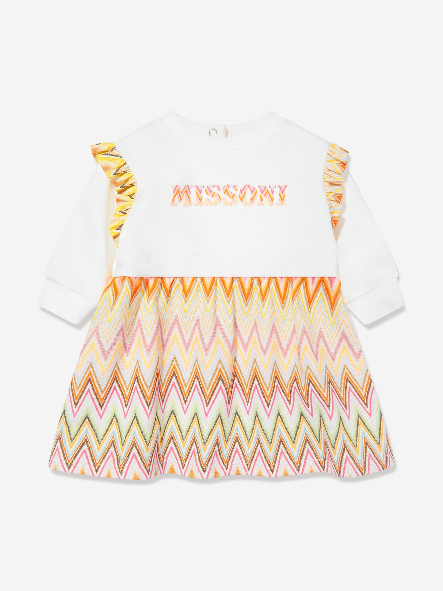 Missoni 女婴多色之字形连衣裙