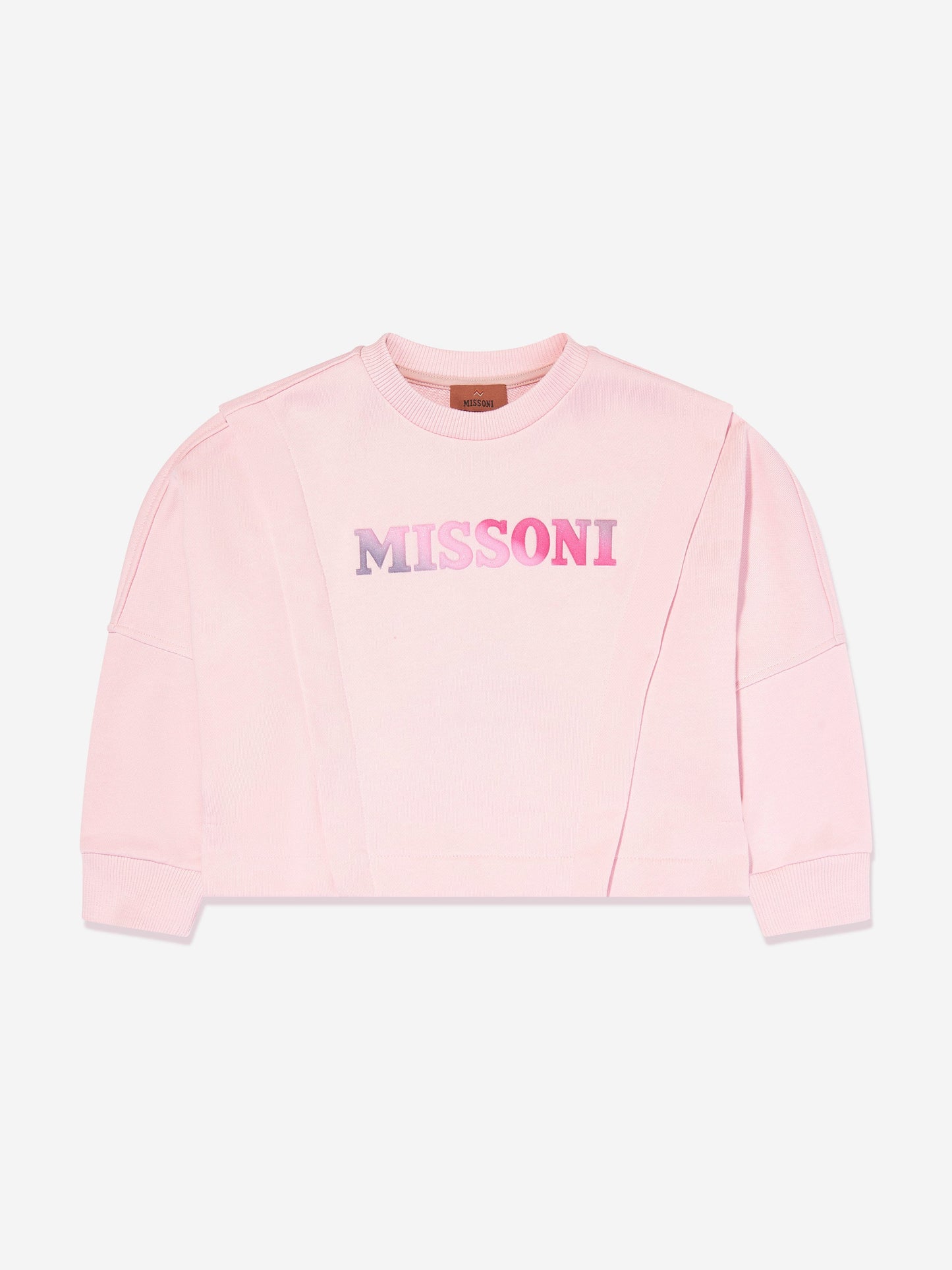Missoni 女童粉色徽标运动服