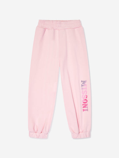 Missoni 女童粉色徽标运动服
