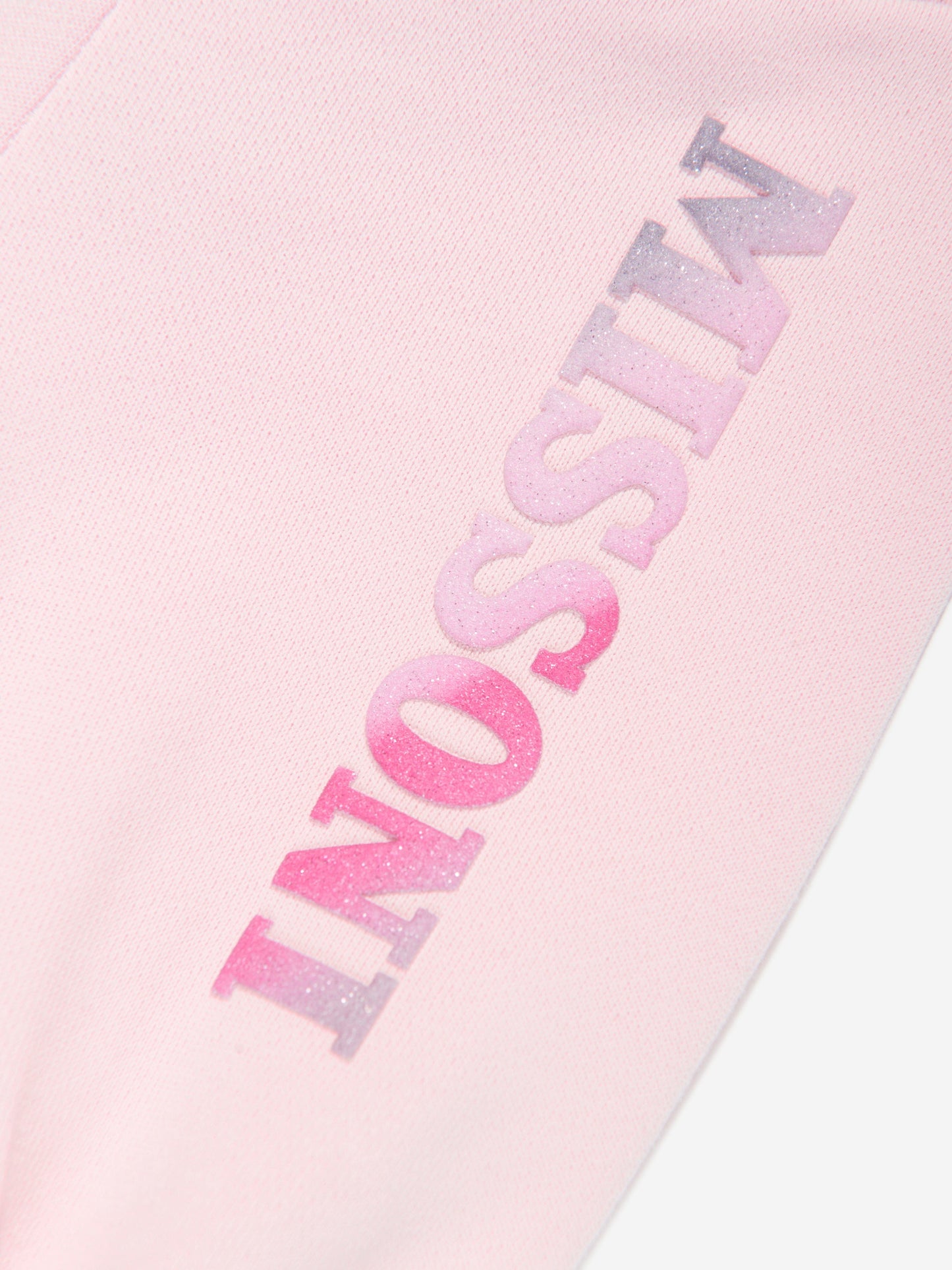 Missoni 女婴徽标慢跑裤（粉色）