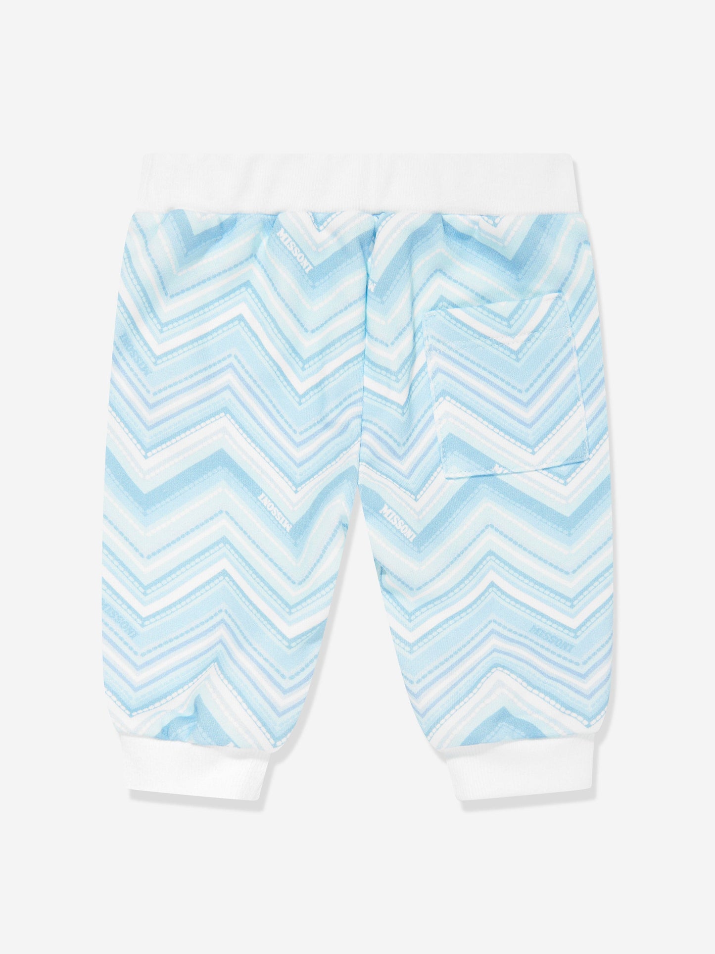Missoni 男婴之字形慢跑裤（蓝色）