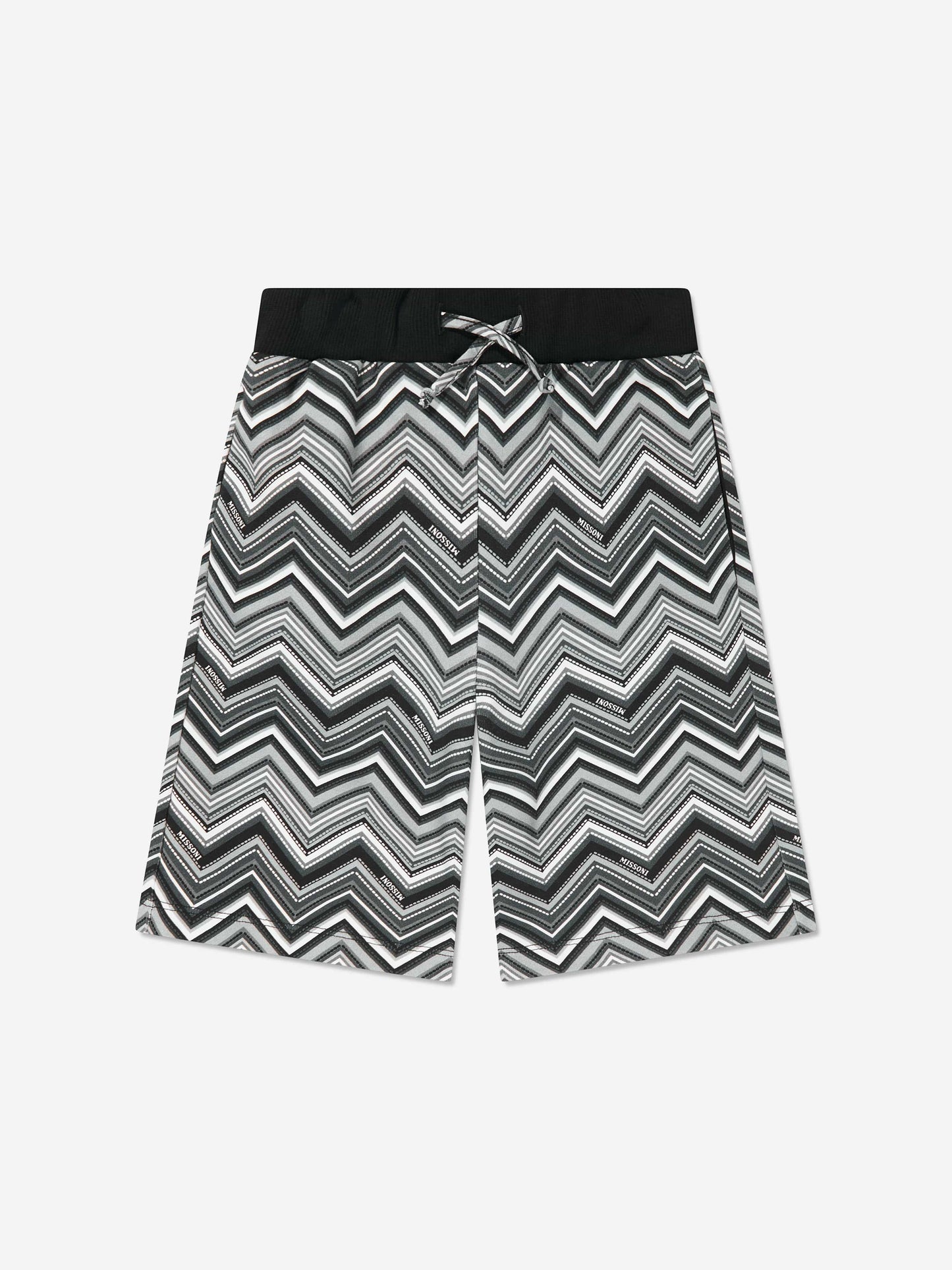 Missoni 男童锯齿形短裤（黑色）