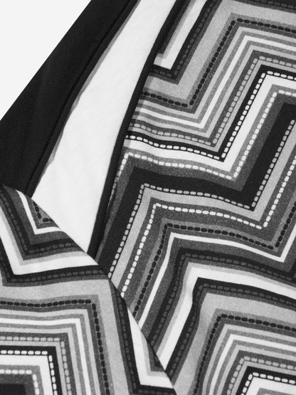 Missoni Boys 黑色锯齿形 T 恤