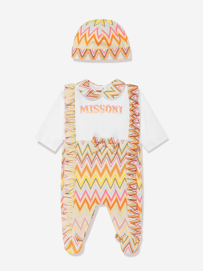 Missoni 女婴之字形婴儿连体衣礼品套装（多色）
