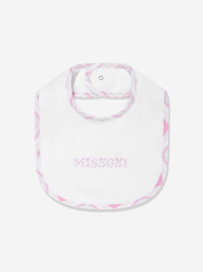 Missoni 女婴徽标婴儿连体衣礼品套装（白色）