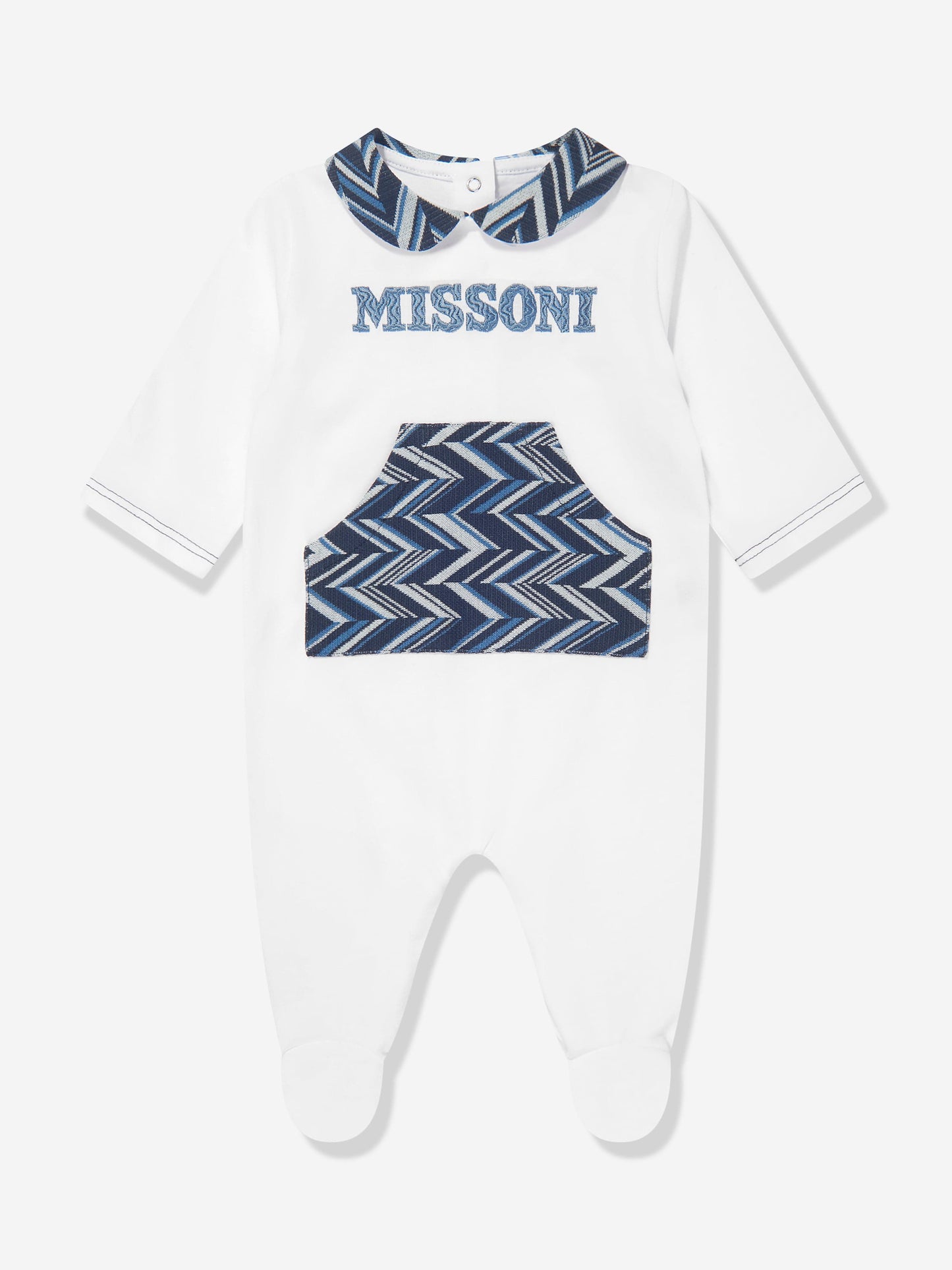 Missoni 男婴婴儿连体衣礼品套装（白色）