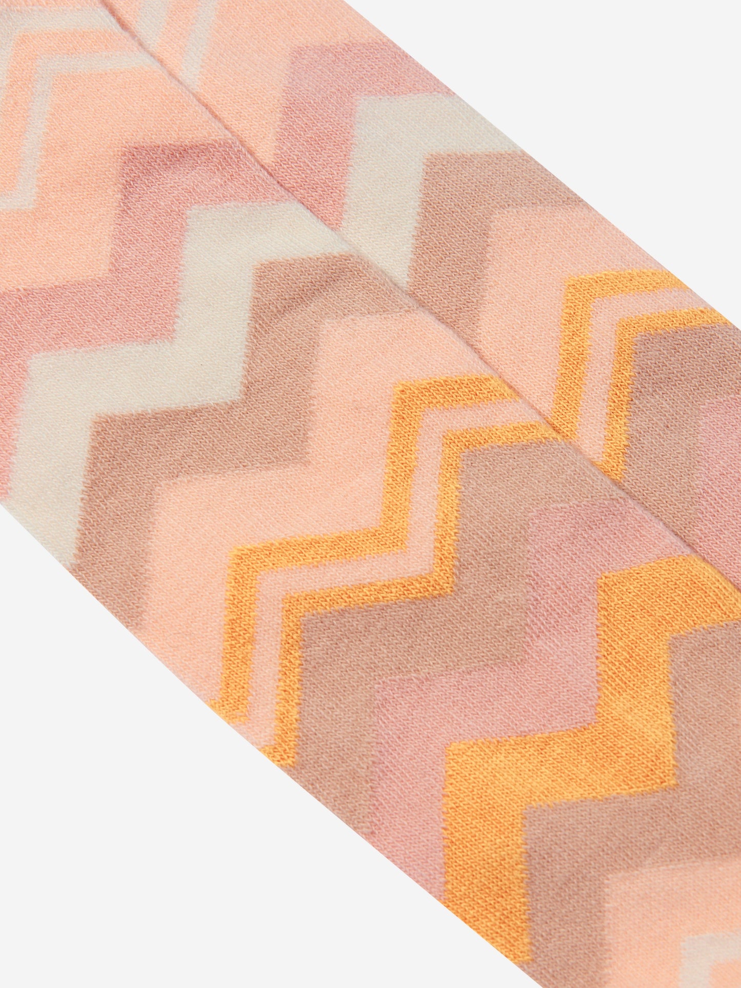 Missoni 女童锯齿袜（粉色）