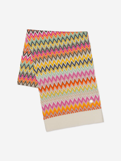 Missoni 女孩锯齿形羊毛围巾（多色）