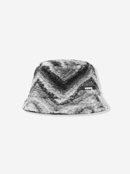 Missoni Boys 黑色锯齿形渔夫帽