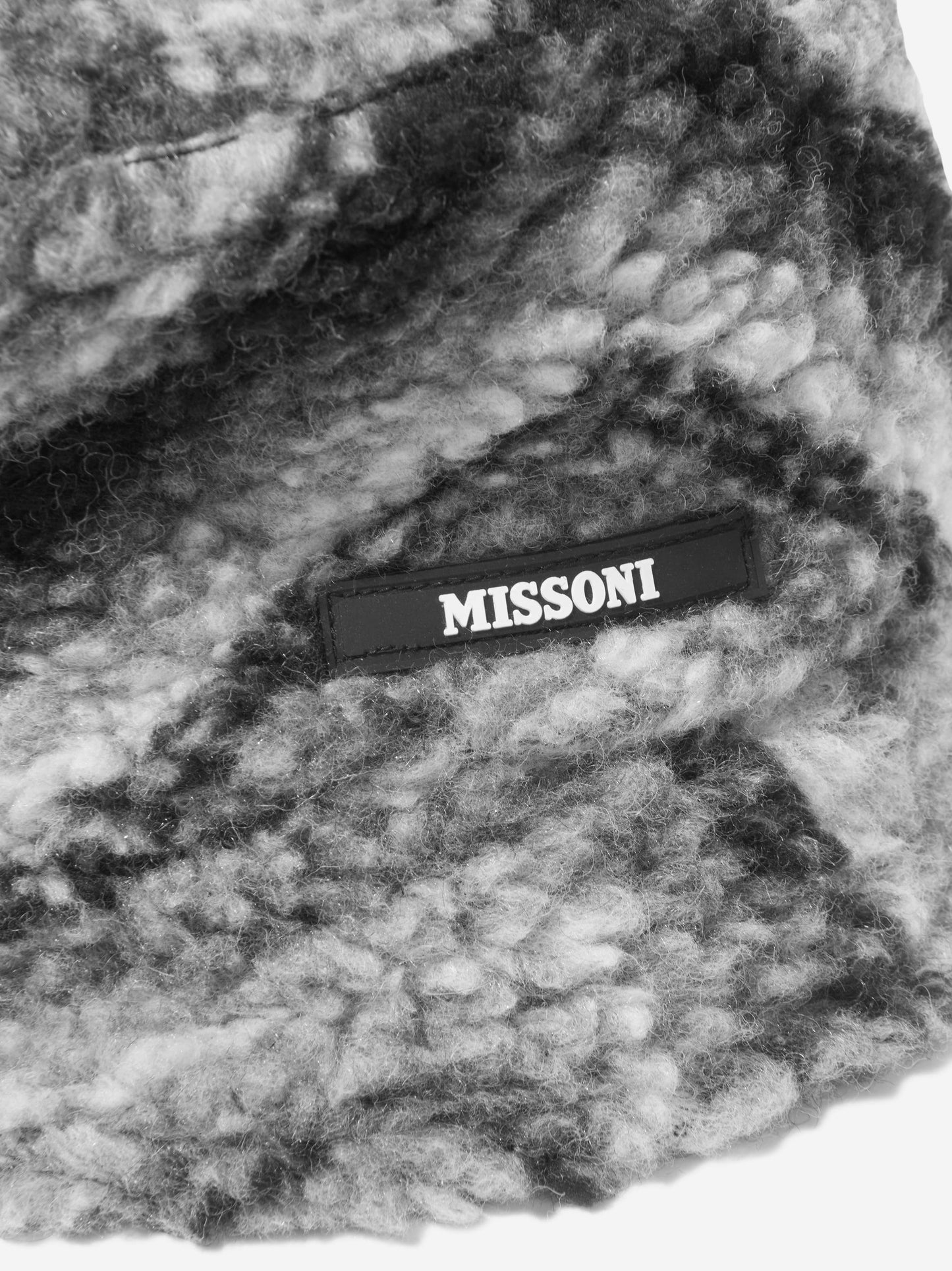 Missoni Boys 黑色锯齿形渔夫帽