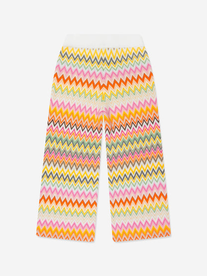Missoni 女童锯齿形针织长裤（多色）